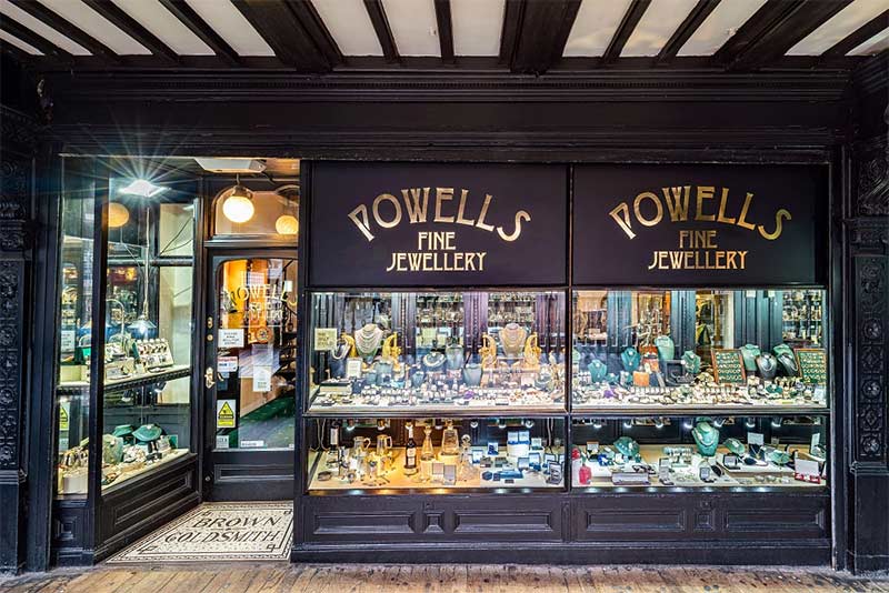 exterior of Powells Vintage jewellery