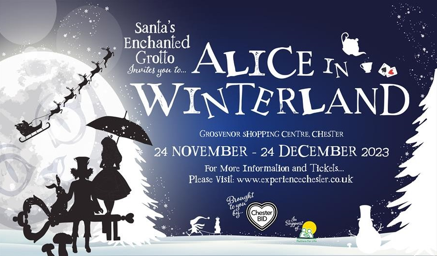 Santa's Grotto invites you to Alice in Winterland