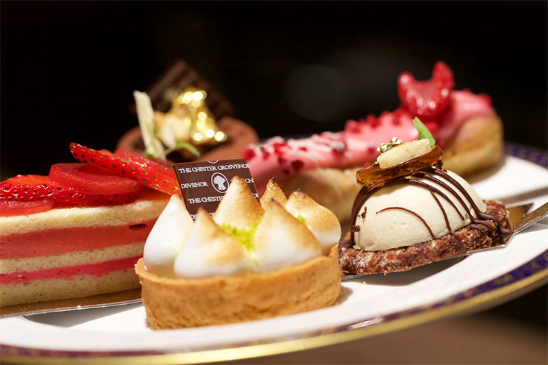 Pastries at The Chester Grosvenor