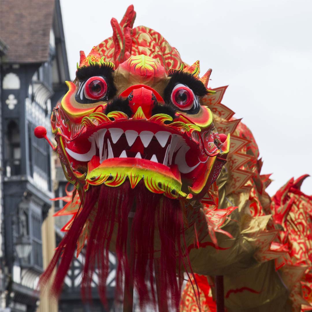 Chinese dragon in Chester
