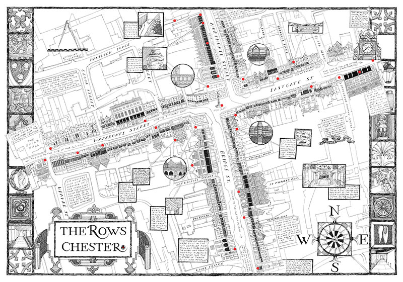 The Rows Map by Helen Cann