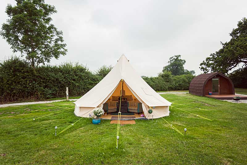 Pitch & Canvas tent and pod