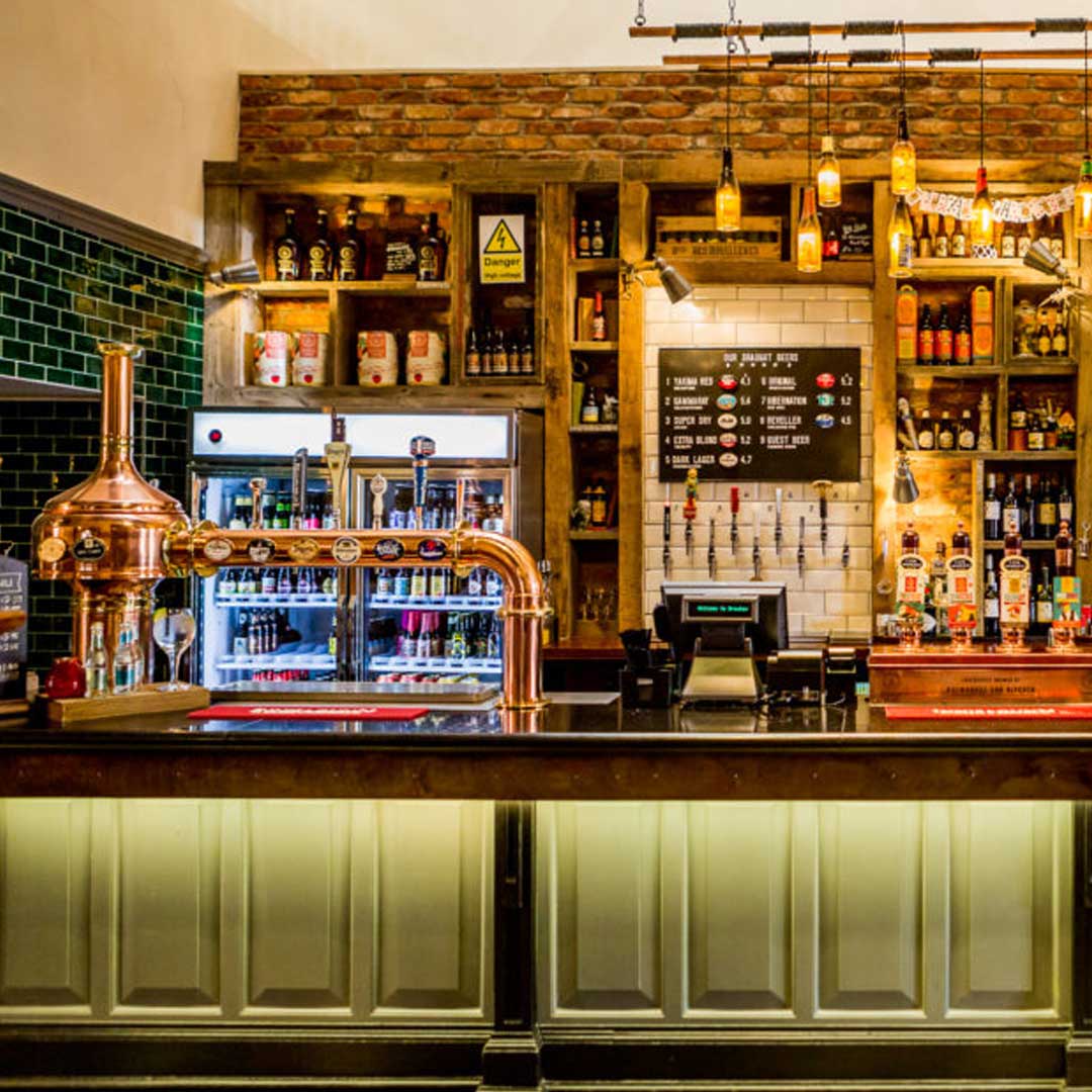 Bar at Brewhouse & Kitchen, Chester. Credit Brewhouse & Kitchen