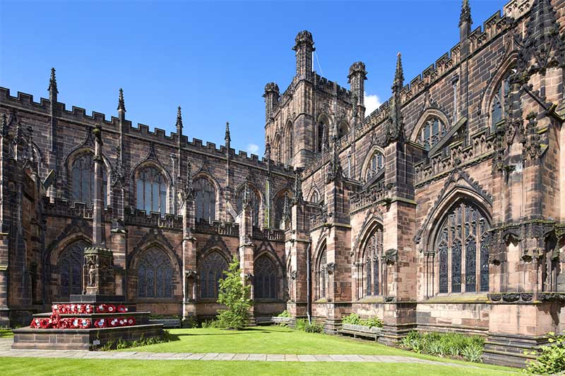 Exterior of Chester Cathedral