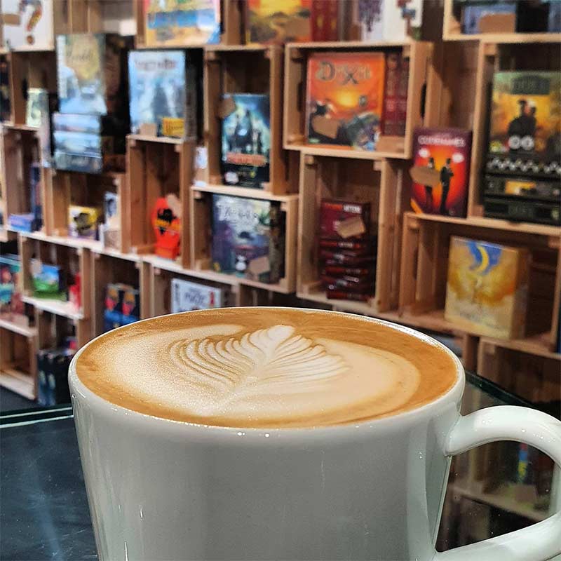 Coffee and board games at CUPS