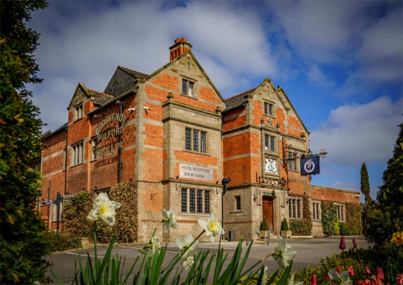 Exterior of the Grosvenor Pulford Hotel & Spa